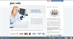 Desktop Screenshot of business.jomondo.de